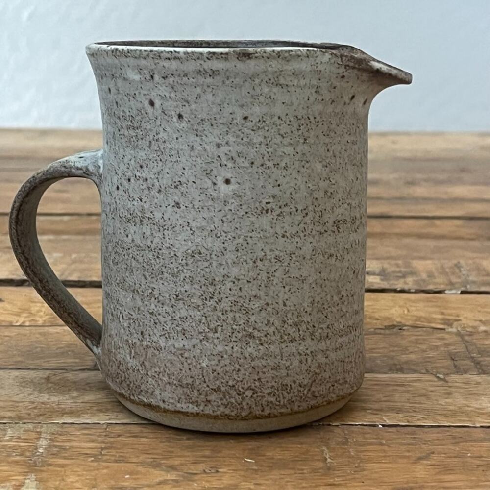 TREGARON Studio Pottery Stoneware Welsh Drag 4.5" Brown Speckled Matte - Picture 4 of 10
